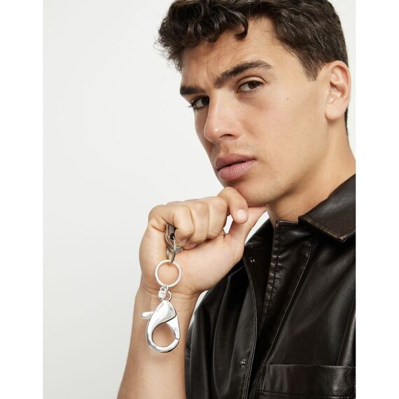 Серебряный брелок карабин UNOde50, изображение 4