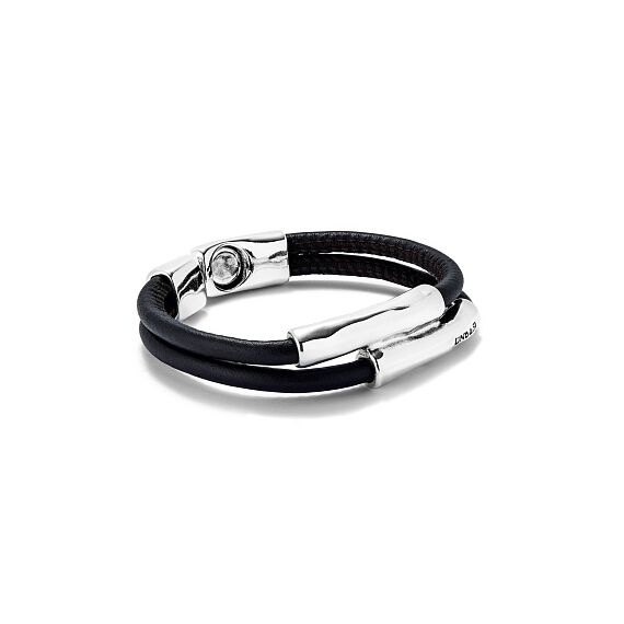 Кожаный браслет с серебром UNOde50 Ser Natural, Размер (мм): 180, изображение 2