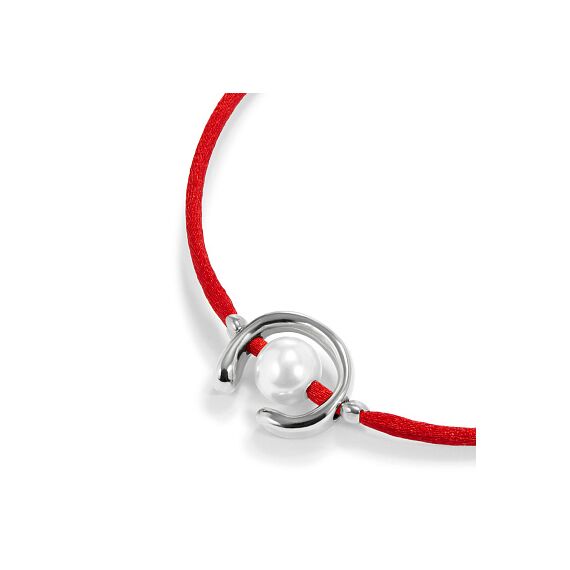 Браслет женский с жемчугом Красный UNOde50 Ser Diferente, изображение 3