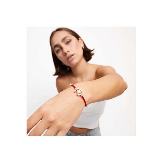 Браслет женский с жемчугом Красный UNOde50 Ser Diferente, изображение 4