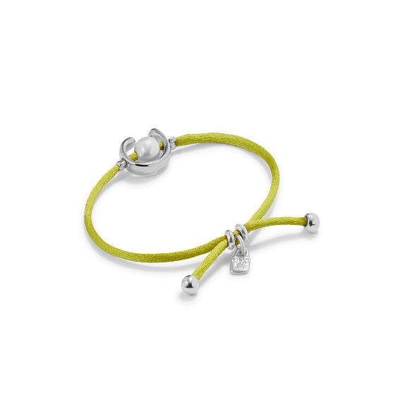 Браслет женский с жемчугом Лаймовый UNOde50 Ser Diferente, изображение 2