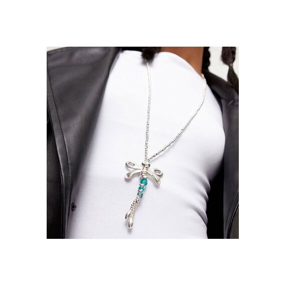 Серебряное ожерелье с кристаллами Сваровски UNOde50 Ser Rebelde, изображение 5