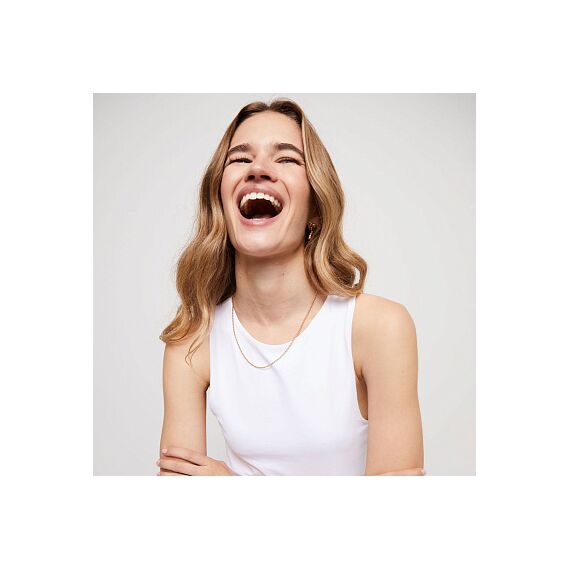 Золотая цепочка женская Перлина UNOde50 Hazte Uno, Размер (мм): 390, изображение 4