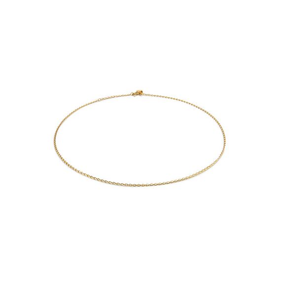 Золотая цепочка женская тонкая UNOde50 Hazte Uno, Размер (мм): 410, изображение 2