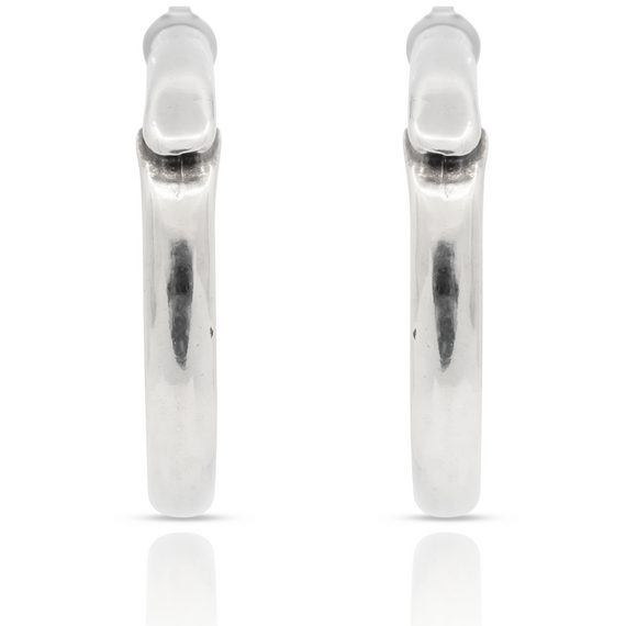 Серебряные серьги кольца Ciclon Essentials, изображение 2