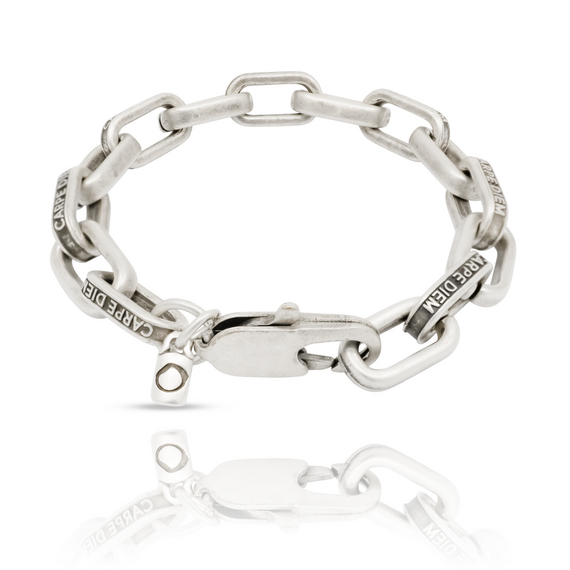 Серебряный браслет на руку Ciclon Carpe Diem, изображение 3