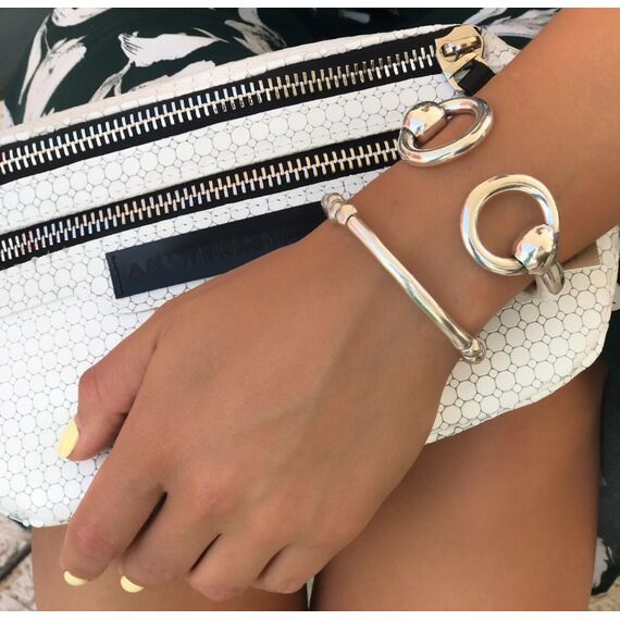 Серебряный браслет жесткий Ciclon Atrapame, изображение 2