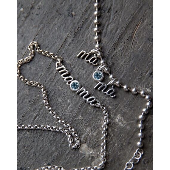 Серебряное колье женское с кристаллом Сваровски Ciclon Por Siempre, Размер (мм): 400-460, изображение 2