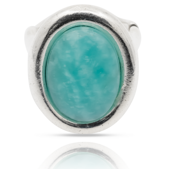 Серебряное кольцо женское с натуральным камнем Ciclon New Ventura, изображение 2