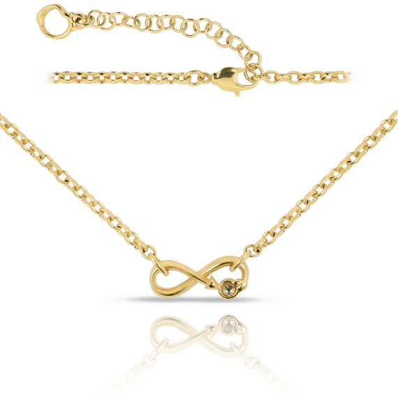 Золотое колье женское Ciclon Skin Fin, изображение 3