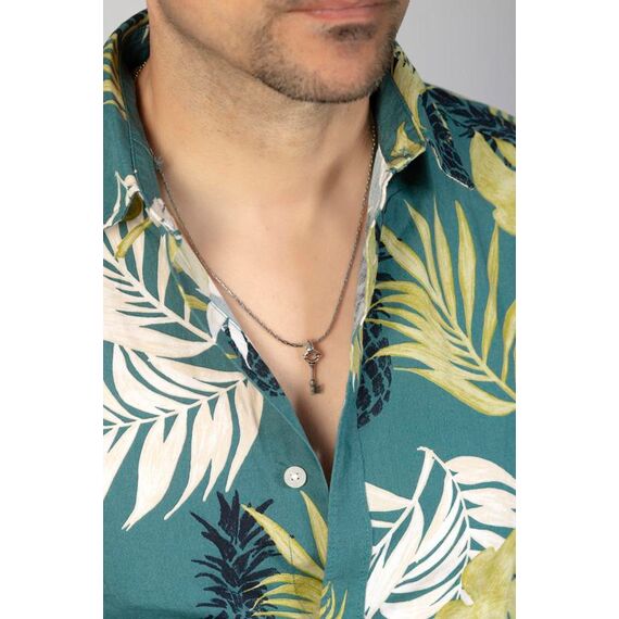 Серебряное колье с подвеской ключик CIiclon Llave, изображение 2