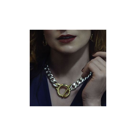 Серебряное колье Ciclon Pura Gold, изображение 2