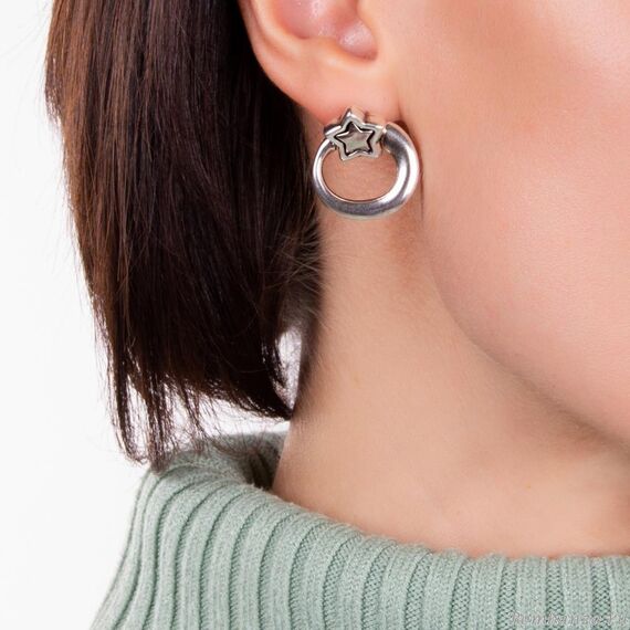 Серебряные серьги женские Ciclon Estella, изображение 2