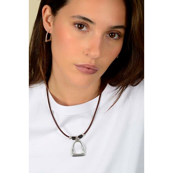 Серебряное колье Ciclon Equa, изображение 2