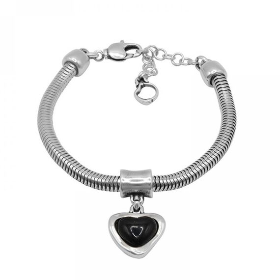 Серебряный браслет с сердечком Ciclon Incondicional