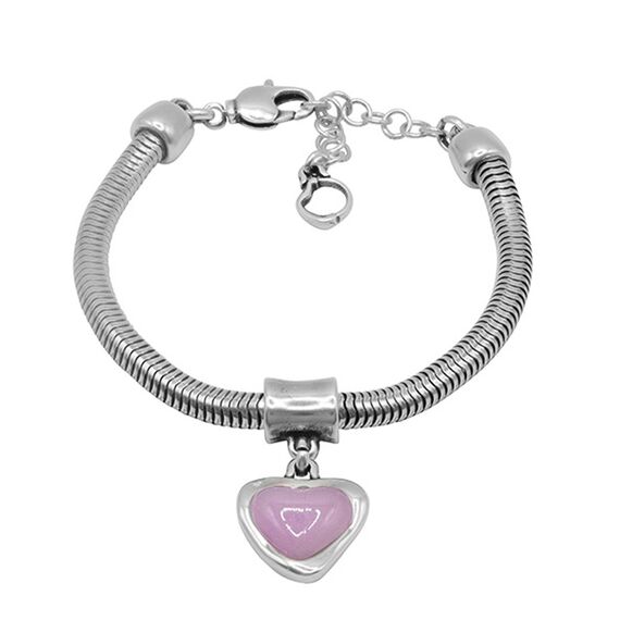 Серебряный браслет с сердечком Ciclon Incondicional