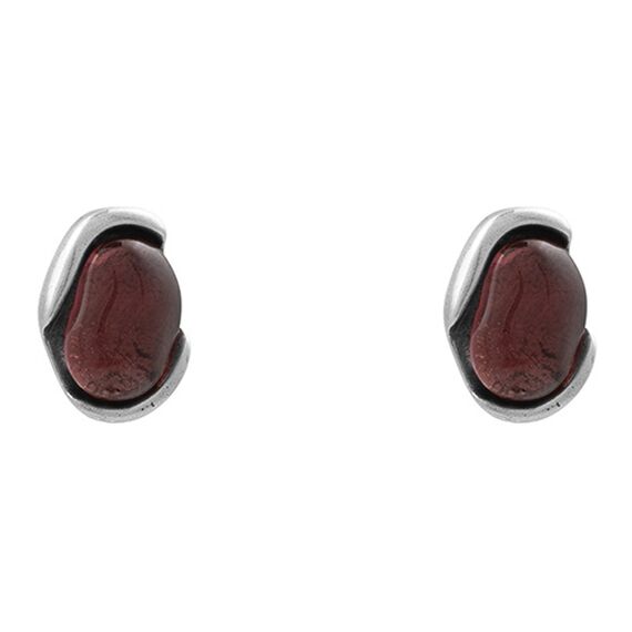 Серебряные серьги с муранским стеклом Ciclon Daila