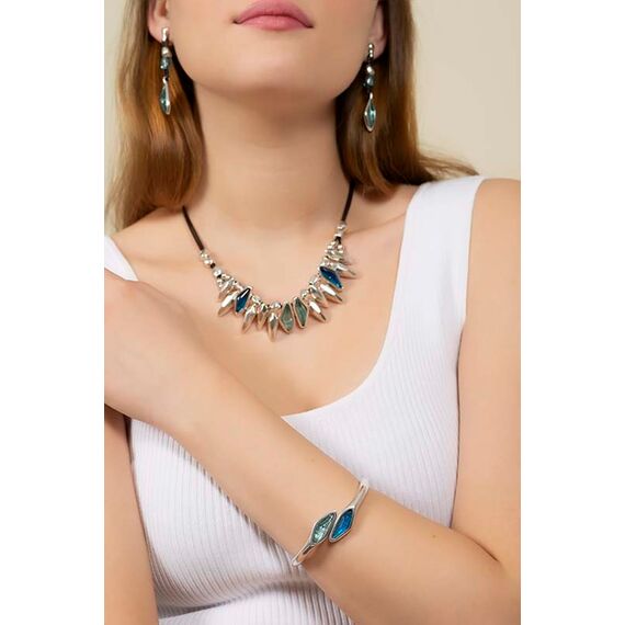 Серебряный браслет с муранским стеклом Ciclon Beskydy, изображение 2