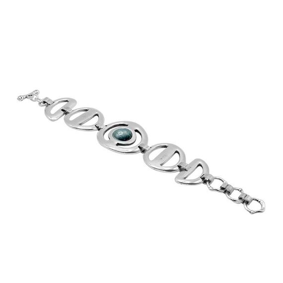 Серебряный браслет с муранским стеклом Ciclon Estilo