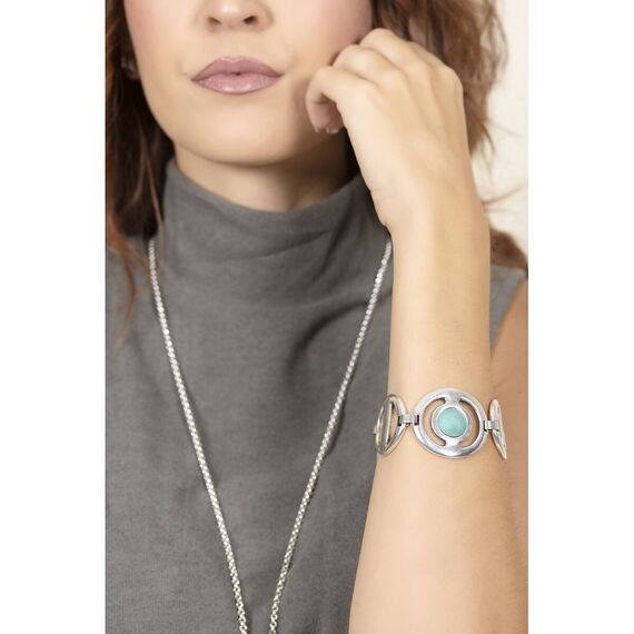 Серебряный браслет с муранским стеклом Ciclon Estilo, изображение 2