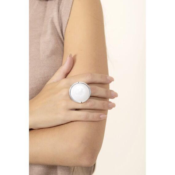 Серебряное кольцо с муранским стеклом Ciclon Elegance, Размер (мм): 17,8-18,4, изображение 2