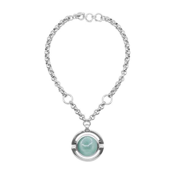 Серебряное колье с муранским стеклом Ciclon Magnifica