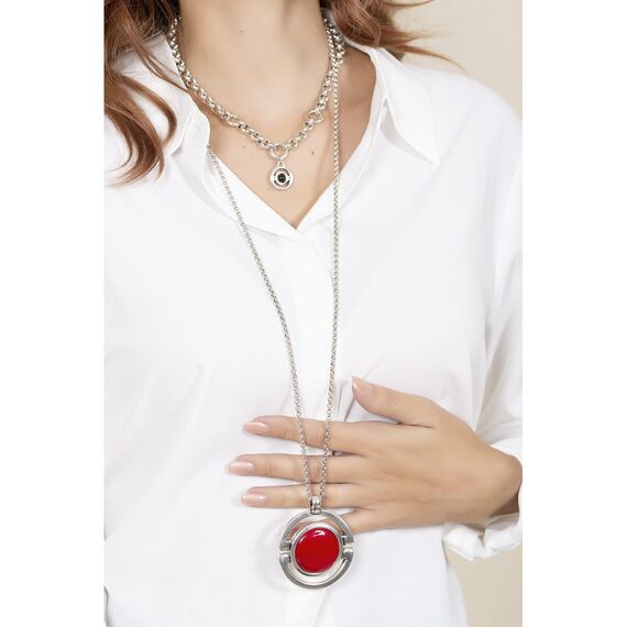 Серебряное колье с муранским стеклом Ciclon Elegance, изображение 2