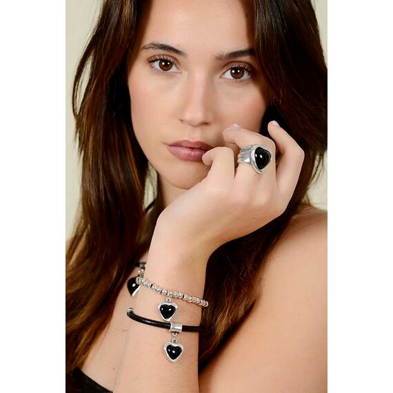 Серебряное кольцо женское с сердечком Ciclon Pasion, Размер (мм): 17,8, изображение 2