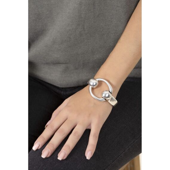 Жесткий браслет из серебра Ciclon Equus, Размер (мм): 180, изображение 2