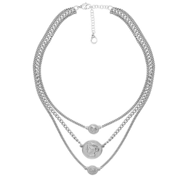 Серебряное колье женское Ciclon France