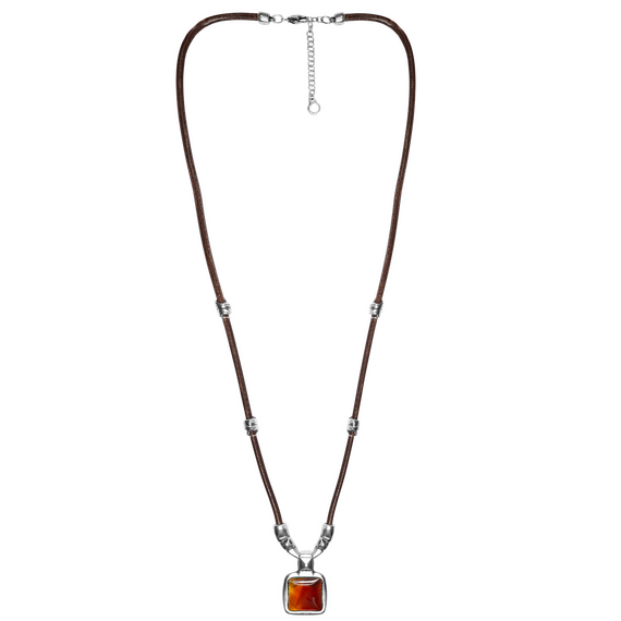 Серебряное колье женское с муранским стеклом Ciclon Kool