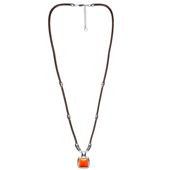 Серебряное колье женское с муранским стеклом Ciclon Kool