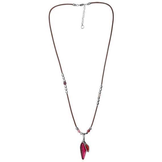 Серебряное колье с муранским стеклом Ciclon Malaren