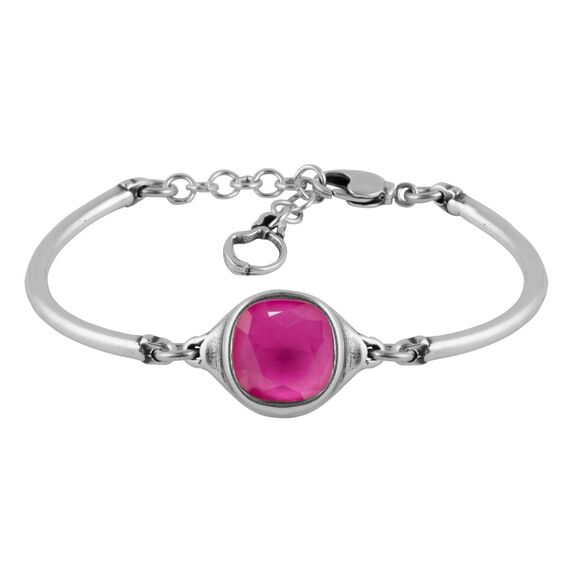 Серебряный браслет женский с кристаллом Сваровски Ciclon Mi Amor