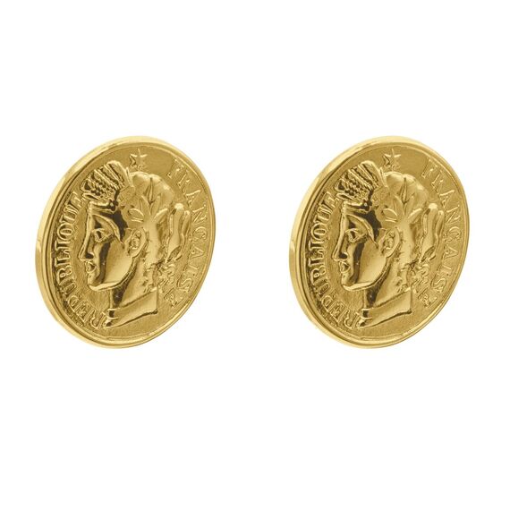 Золотые серьги женские Ciclon Blanche