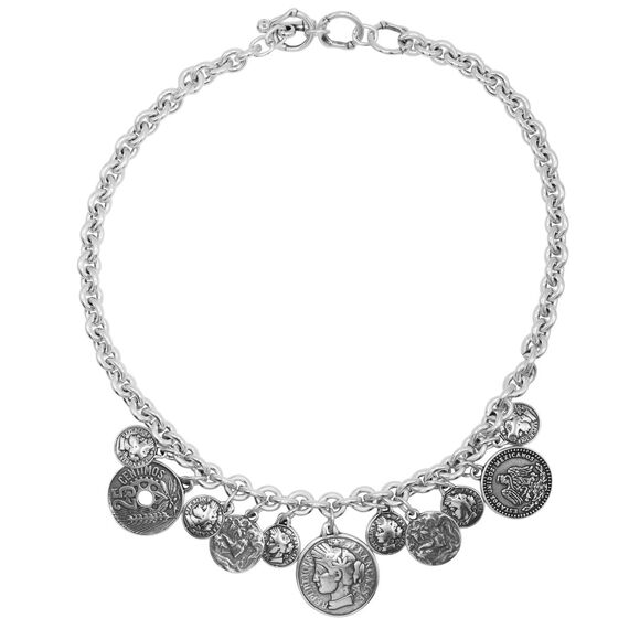 Серебряное колье женское Ciclon France