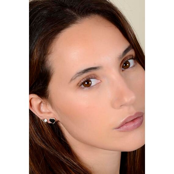 Серебряные серьги пусеты Ciclon Latidos, изображение 2