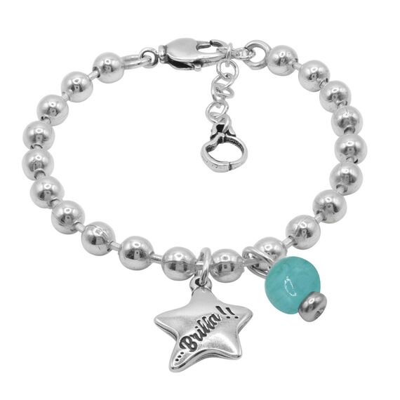 Серебряный браслет с муранским стеклом Ciclon Brilla