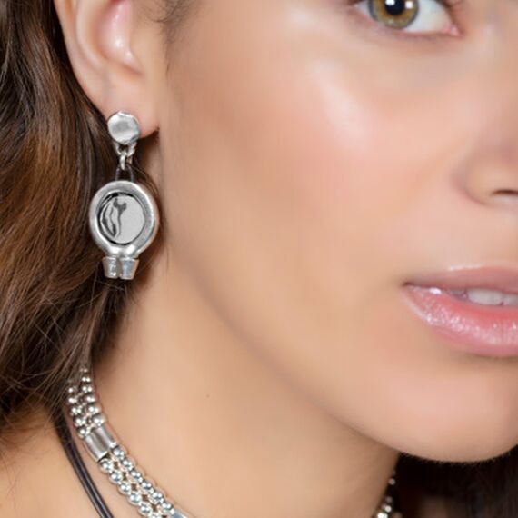 Серебряные серьги женские Ciclon Nora, изображение 2