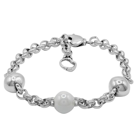 Серебряный браслет с муранским стеклом Ciclon Kermes