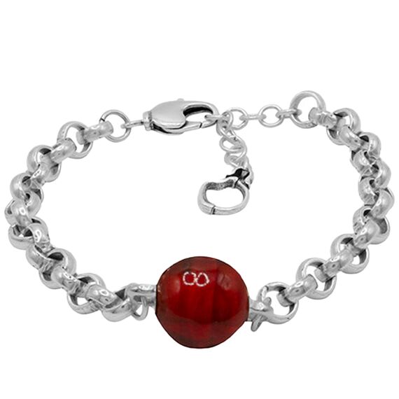 Серебряный браслет с муранским стеклом Ciclon Calixto