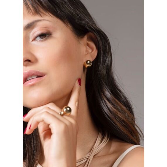 Золотые серьги женские Ciclon Juno, изображение 2