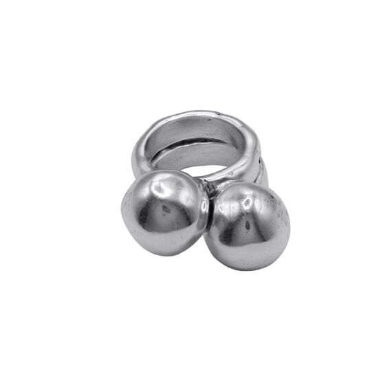 Серебряное кольцо Ciclon Spheric, Размер (мм): 16,5