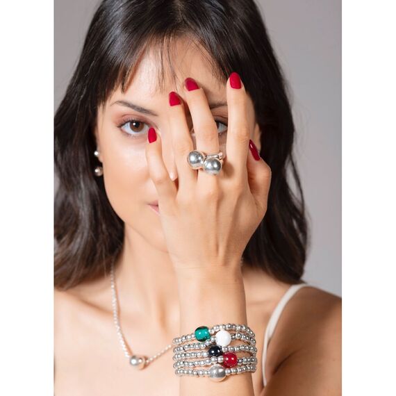 Серебряное кольцо Ciclon Spheric, Размер (мм): 16,5, изображение 2