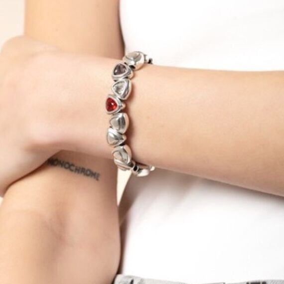 Серебряный браслет женский с кристаллами Сваровски Ciclon Horizon, Размер (мм): 165-175, изображение 3