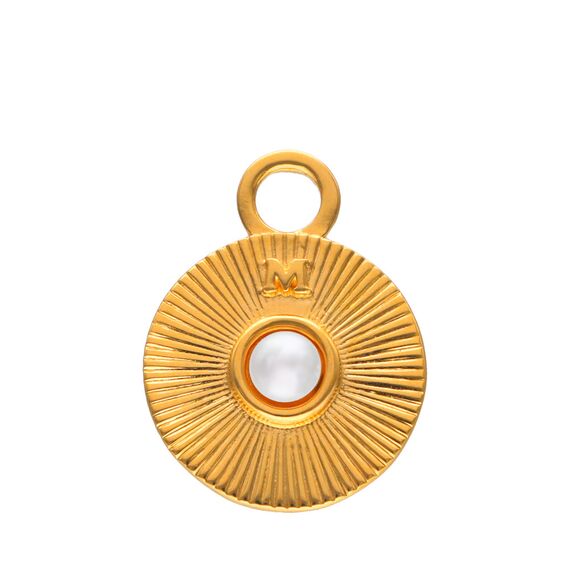 Золотая подвеска с жемчугом мабэ Majorica Alejandria