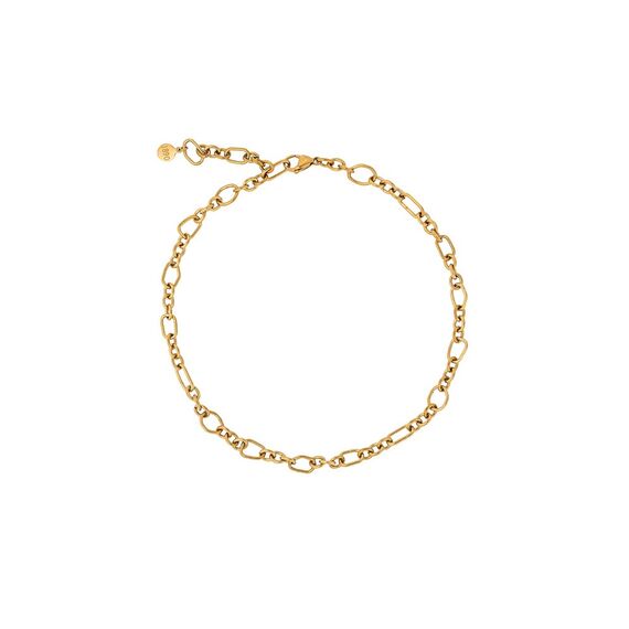 Золотое колье женское Majorica Chains