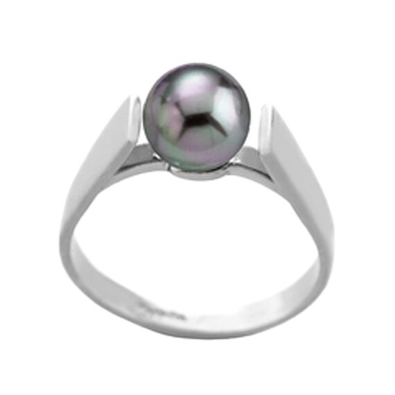 Серебряное кольцо женское с жемчугом Majorica Classic