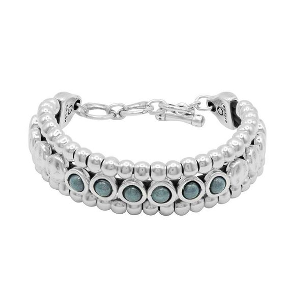 Серебряный браслет с муранским стеклом Ciclon Divino