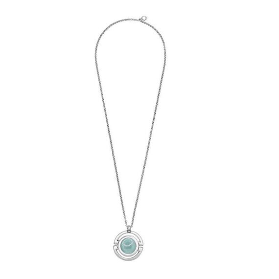 Серебряное колье с муранским стеклом Ciclon Elegance